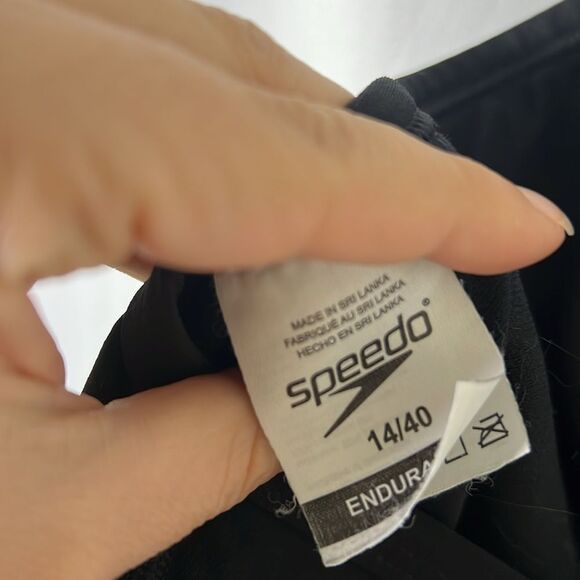 Women's Solid Flyback Training One Piece Black Endurance+ 14/40 - Picture 7 of 7